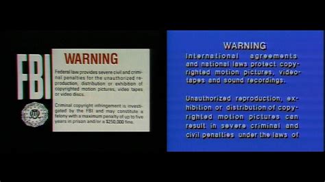 Warner Home Video FBI/"SD INTERPOL" warnings (2003) (60fps) - YouTube