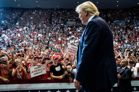 Trump's rally in Cincinnati: The president and his followers imagine a ...