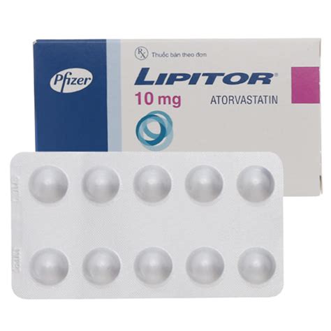 Lipitor 10mg điều trị tăng cholesterol huyết