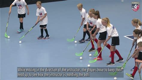 Floorball Drills - Mirroring - YouTube