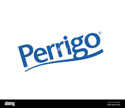 Perrigo, rotated logo, white background Stock Photo - Alamy