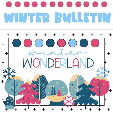 Winter Wonderland Bulletin Board and Winter Door Decor Kit | Made By ...