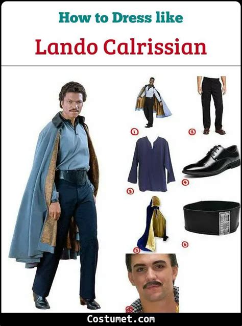 Lando Calrissian Costume for Cosplay & Halloween