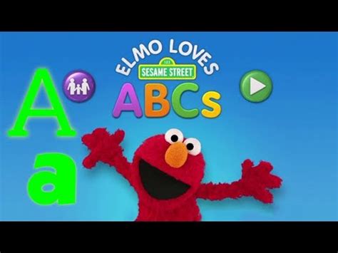 Elmo loves ABCs | letter A | Alphabet - YouTube