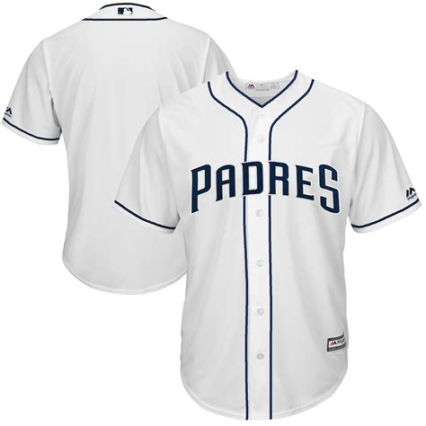 San Diego Padres Majestic Cool Base Team Jersey - White-