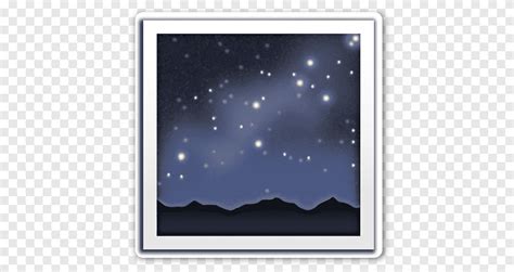 EMOJI STICKER, starry sky illustration, png | PNGEgg