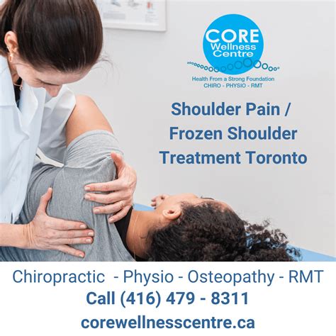 Frozen Shoulder Treatment Toronto - Your Path To Recovery