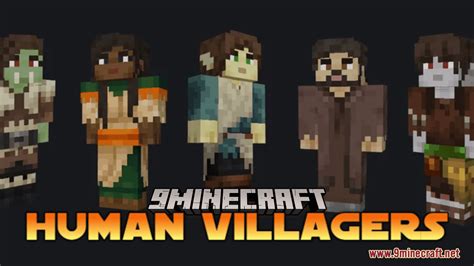 Human Villagers Resource Pack (1.20.6, 1.20.1) - Texture Pack ...