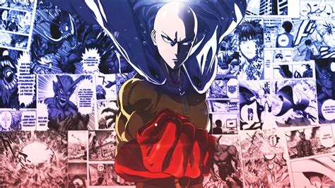 Saitama of One Punch Man anime illustration, Saitama, One-Punch Man ...