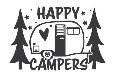 Camping SVG | Happy Campers SVG | Summer SVG | Camper SVG