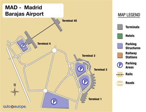 Madrid International Airport Map