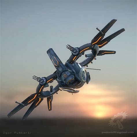 Space ship concept art, Futuristic cars, Drones concept