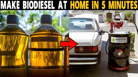 How to make Biodiesel at Home in 5 Minutes..! | Biofuel From used ...