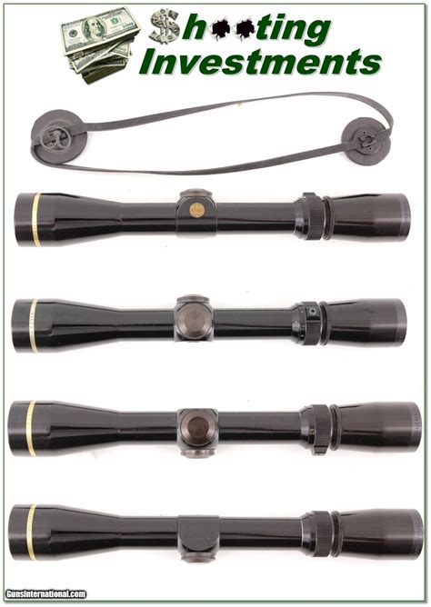 Leupold Vari-X III scope 2.5-8 gloss Exc Cond Covers