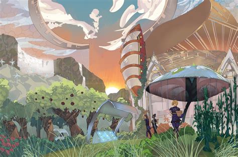 The Utopia Solarpunk (Eli Johnson, ArtStation) : r/solarpunk