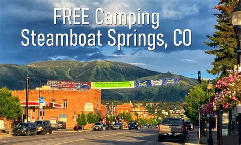 Free Dispersed Camping near Steamboat Springs, Colorado - Routt ...