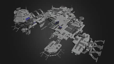 Carden-Class Space Station - Buy Royalty Free 3D model by Agent_Traitor ...