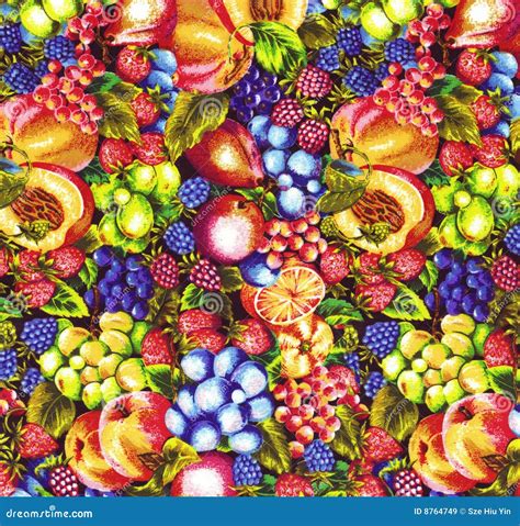 Tissu De Configuration De Fruits Illustration Stock - Illustration du ...