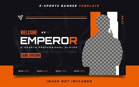 Welcome New Player E-sports Gaming Banner Template for Social Media ...