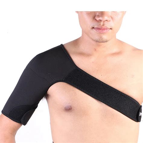 Shoulder Bandage Protector Brace Joint Pain Injury Adjustable Left ...