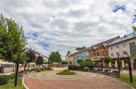 The Liberation Square in Michalovce City, Slovakia Editorial Photo ...