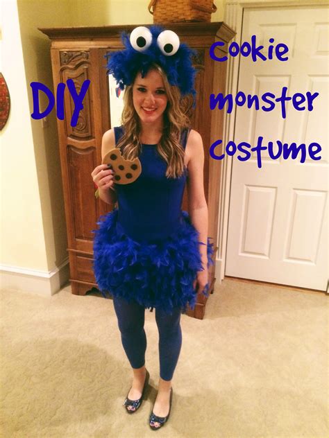 DIY cookie monster costume