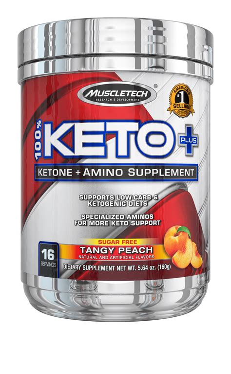 100% Keto Plus Ketones Supplement, Exogenous Ketones & Aminos, Sour ...