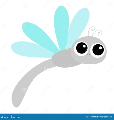 Cute Dragonfly Cartoon | CartoonDealer.com #73013303