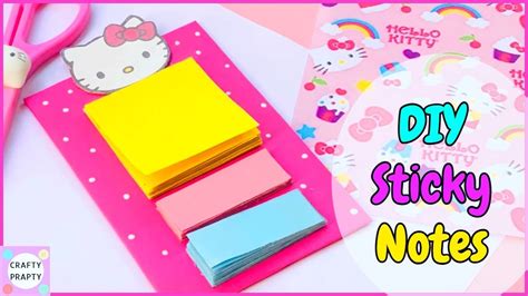 How to make Sticky Notes/How to make Post it notes /Sticky notes ...