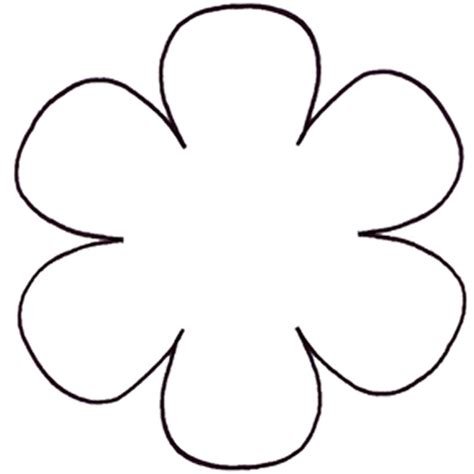 Free Flower Stencil Outline, Download Free Flower Stencil Outline png ...