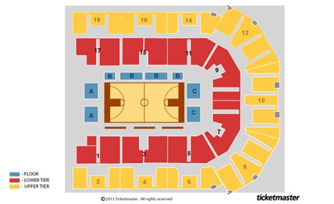 The Original Harlem Globetrotters Seating Plan - M&S Bank Arena