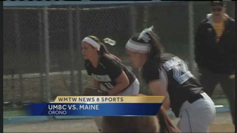 UMaine Hockey players honored, softball team loses home opener