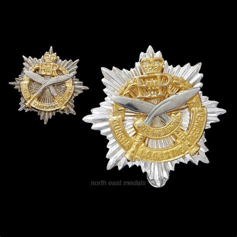 Queen’s Own Gurkha Logistic Regiment Cap Badge and a GTR Collar Badge ...