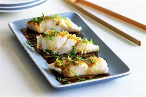 Steamed Halibut with Ginger Recipe | Leite's Culinaria