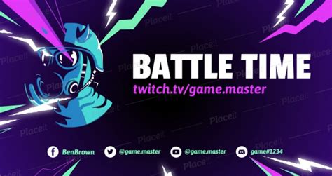 Free Twitch Banner Template - FREE PRINTABLE TEMPLATES