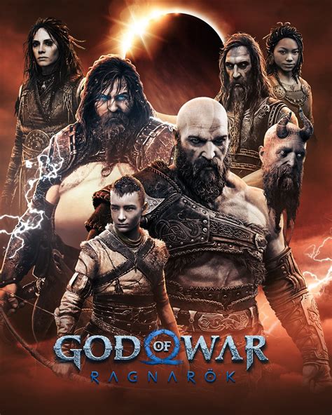 God of War Ragnarok Movie Style Poster (@GaminMadness97) : r/GodofWar