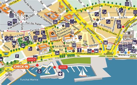 Mapa de Funchal - Guía Isla Madeira | Portugal