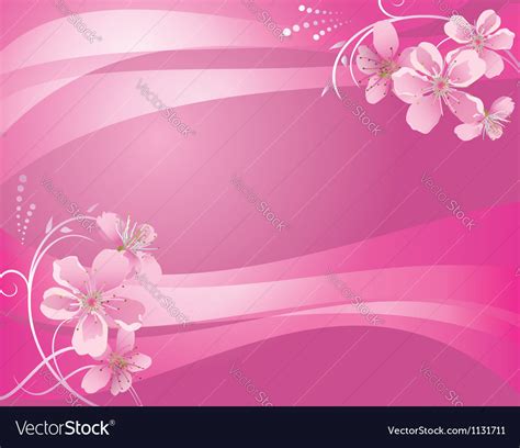 Background Flower Vector Pink | Best Flower Site