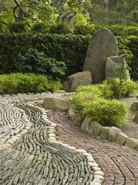 Japanese stone garden stock image. Image of stone, garden - 1036817