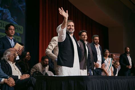 Indian opposition leader Rahul Gandhi calls on US audience to stand up ...