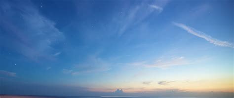 3840x1080px, 4K Free download | Clear sky , Sunset, Dusk, Blue Sky ...