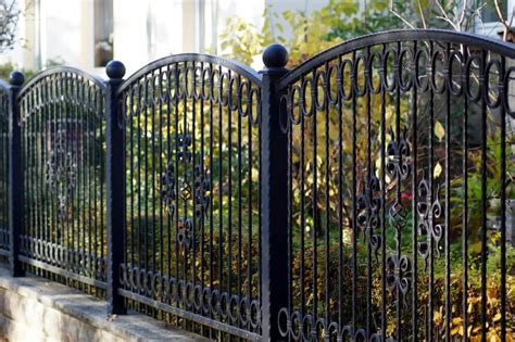 Decorative Wrought Iron Fence Designs | Shelly Lighting