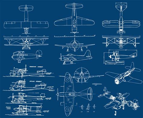 Detailed Aircraft Blueprints