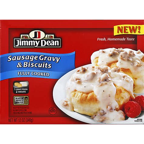 Jimmy Dean Sausage Gravy & Biscuits, Fully Cooked | Meat | Dixie Dandy IGA