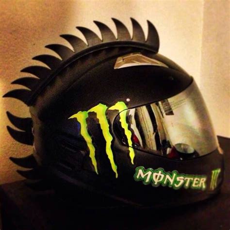 Monster Motorcycle Helmet | Monster motorcycle, Motorcycle helmets, Helmet