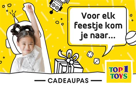 Top1Toys Cadeaukaart, bestel ‘m nu! | Cadeaubon.nl