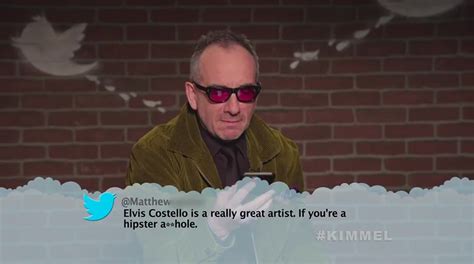 Elvis Costello from Celebrity Mean Tweets From Jimmy Kimmel Live! | E! News