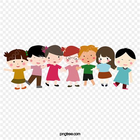 Lined Up PNG Picture, Line Up Kids, Line Clipart, Kids Clipart, Queue ...