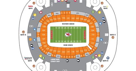 Kansas City Chiefs Stadium Map | Draw A Topographic Map