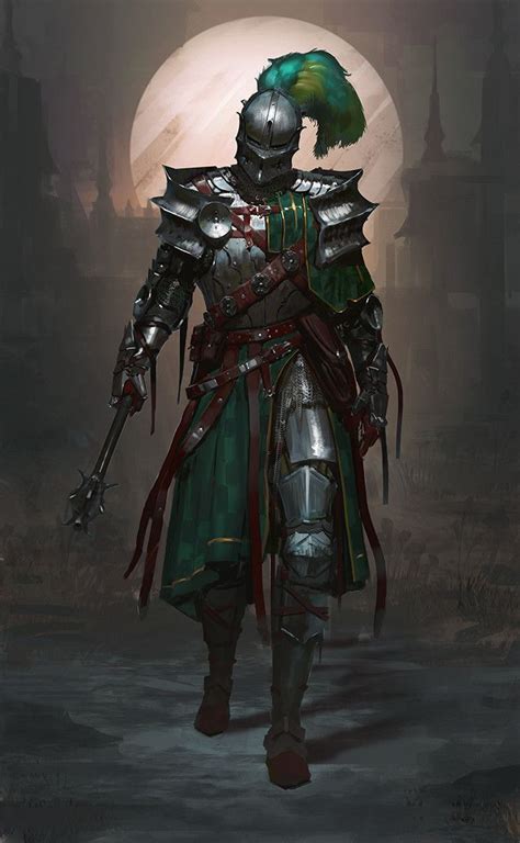 Sir Green by Evgeniy Petlya on ArtStation. | Knight art, Fantasy art ...